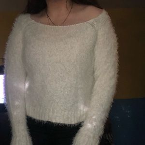 Fuzzy Long Sleeve Sweater